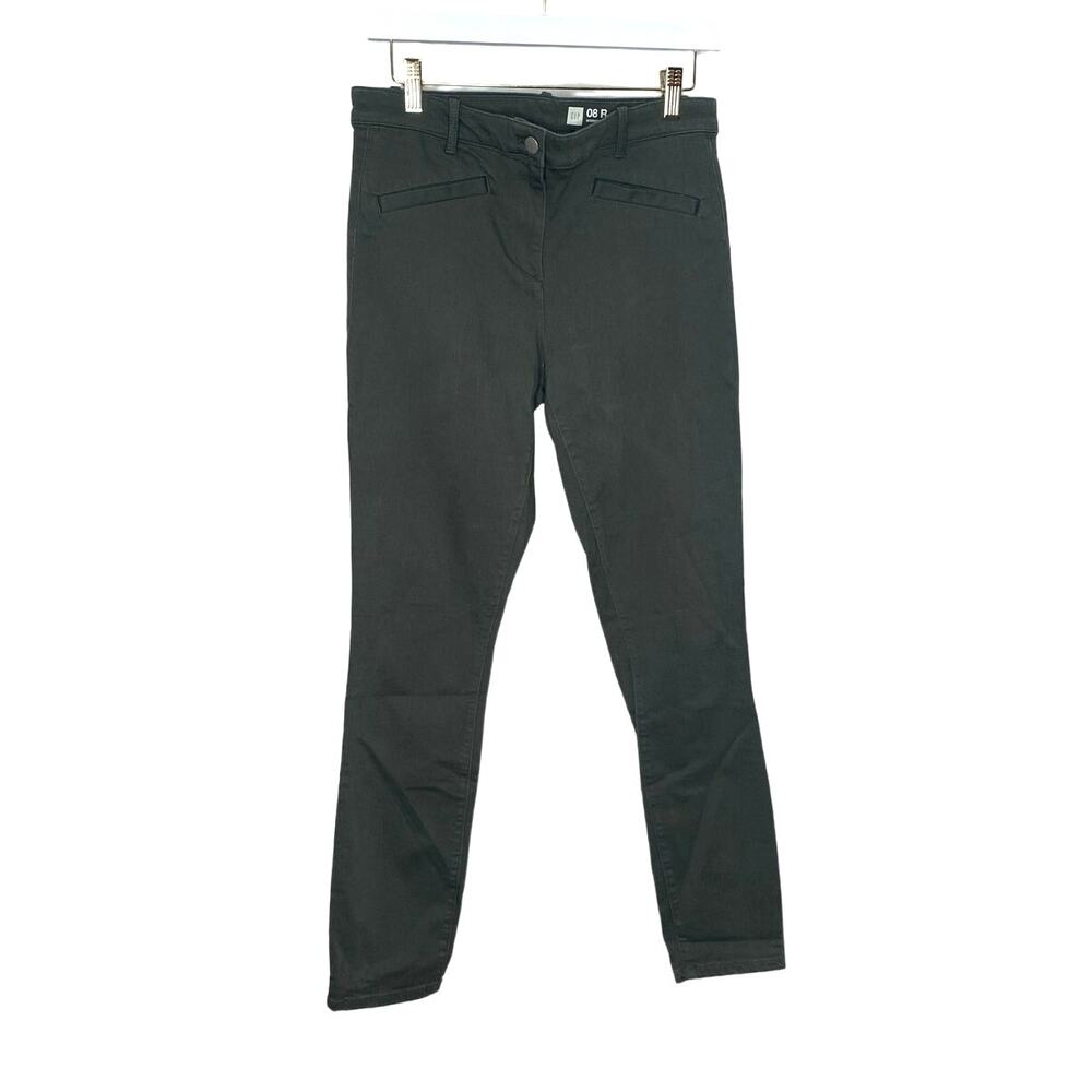 GAP modern stretch skinny green pant size 8